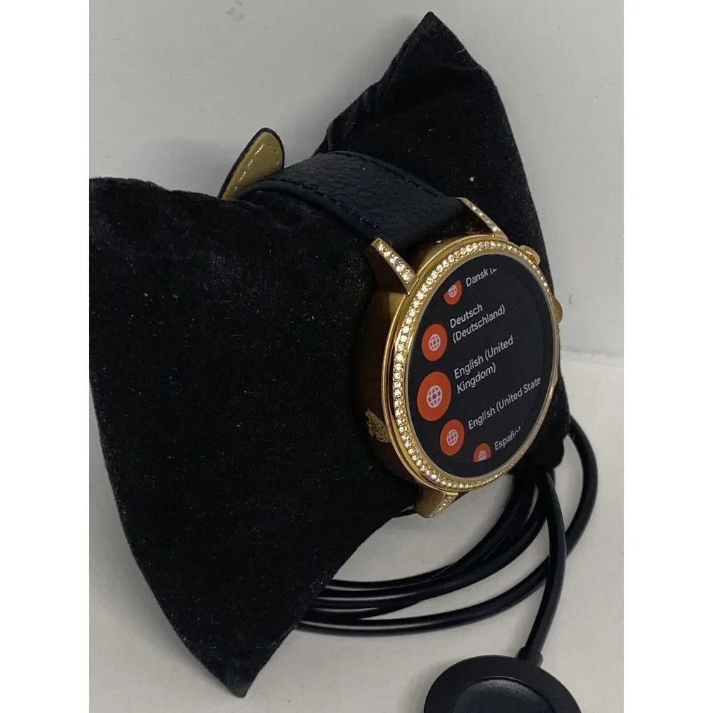 Fossil Gen 4 Authentic Digital Dial Smart Watch Custom Band FTW6021 AB190